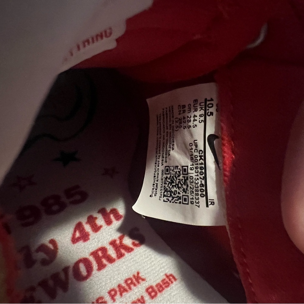 Independence Day stranger things nike Cortez - Picture 7 of 11